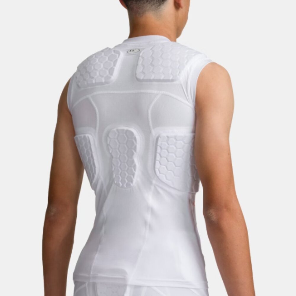 NWT Under Armour Gameday Armour Pro Kids’ 6-Pad Top - Size Youth Large - Picture 2 of 4